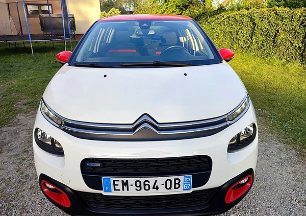 Citroen C3 cena 38900 przebieg: 141000, rok produkcji 2017 z Lubartów małe 466